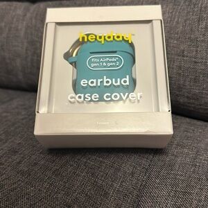 Heyday, Bright Teal, Earbud Case Cover